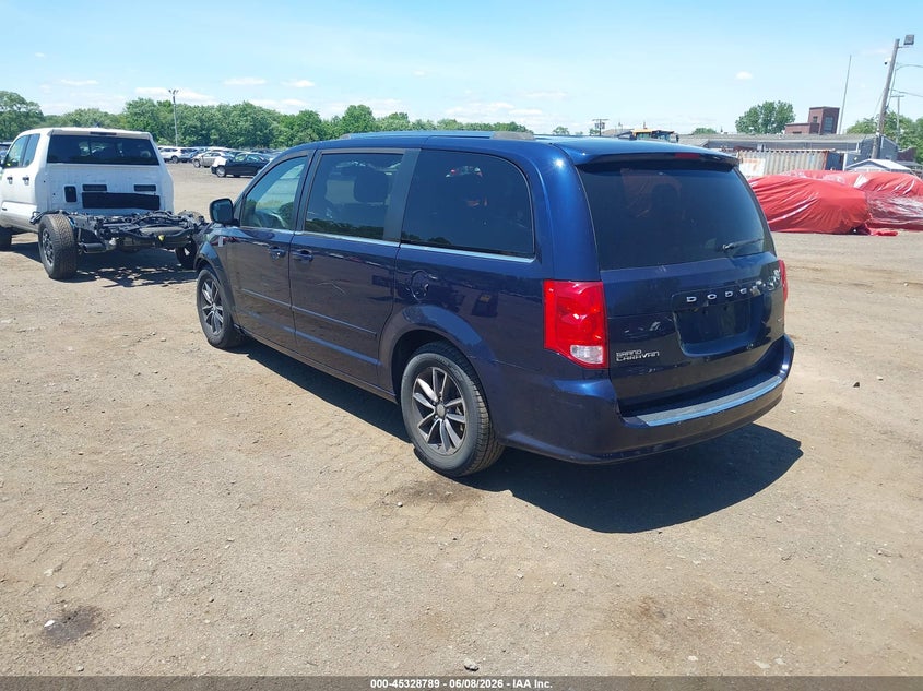 Vin: 2c4rdgcg0hr631281, lot: 45826722, dodge grand caravan sxt 20173