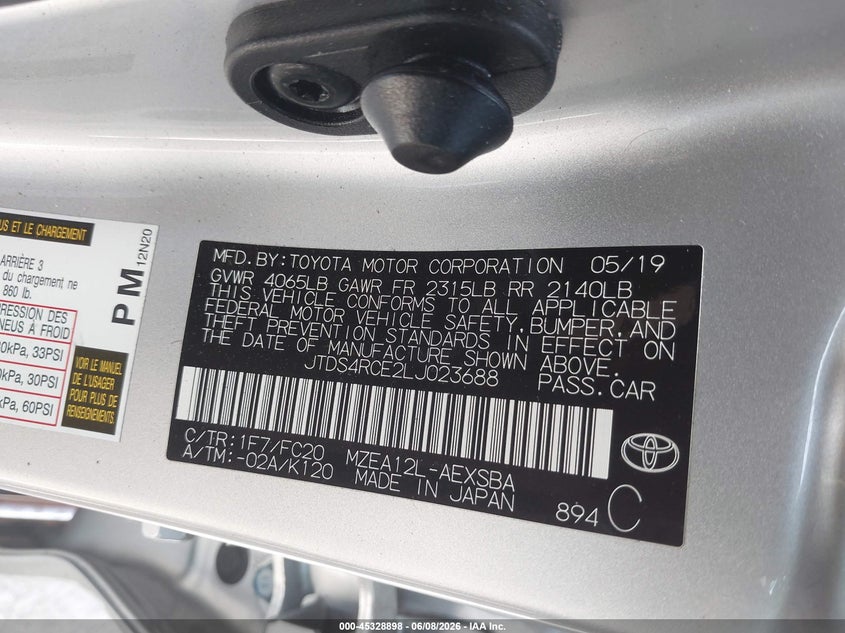 2020 TOYOTA COROLLA SE — Photo 9