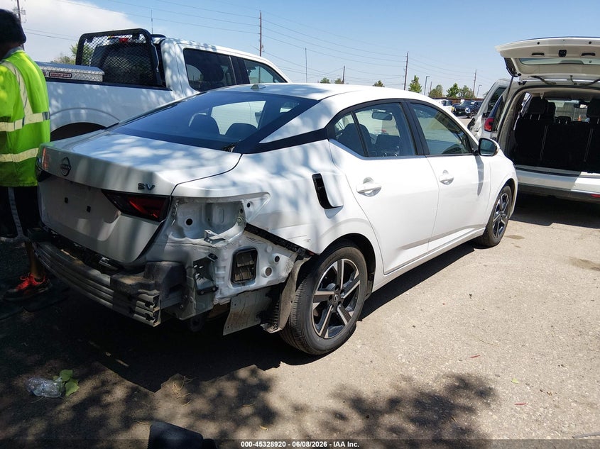 Vin: 3n1ab8cv3ry331309, lot: 45826853, nissan sentra sv xtronic cvt 20244