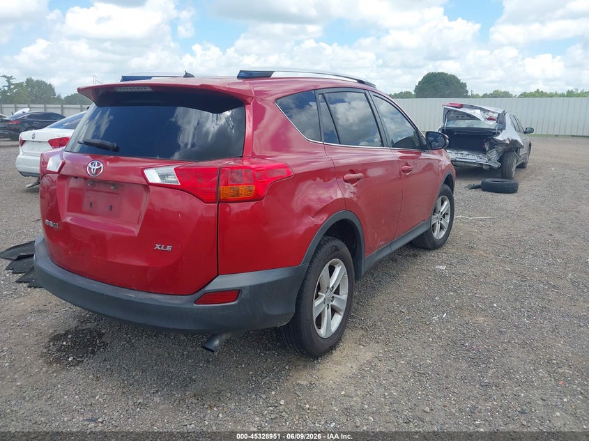 Vin: jtmwfrev5dd003976, lot: 45826884, toyota rav4 xle 20134