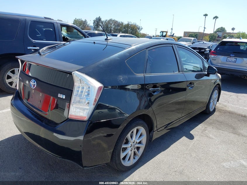 Vin: jtdkn3du3a0046576, lot: 45826896, toyota prius iv 20104