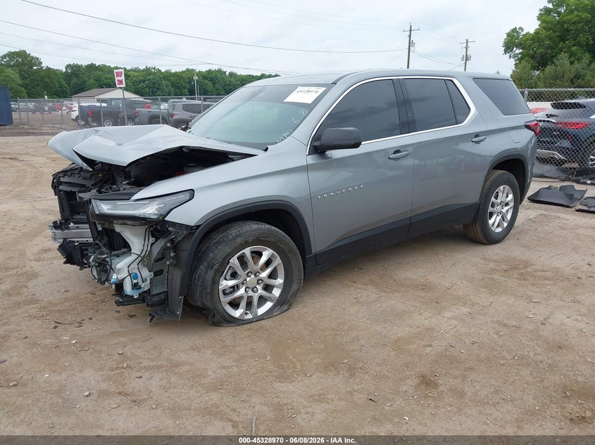 Vin: 1gnevfkw4pj171499, lot: 45826903, chevrolet traverse awd ls 20232