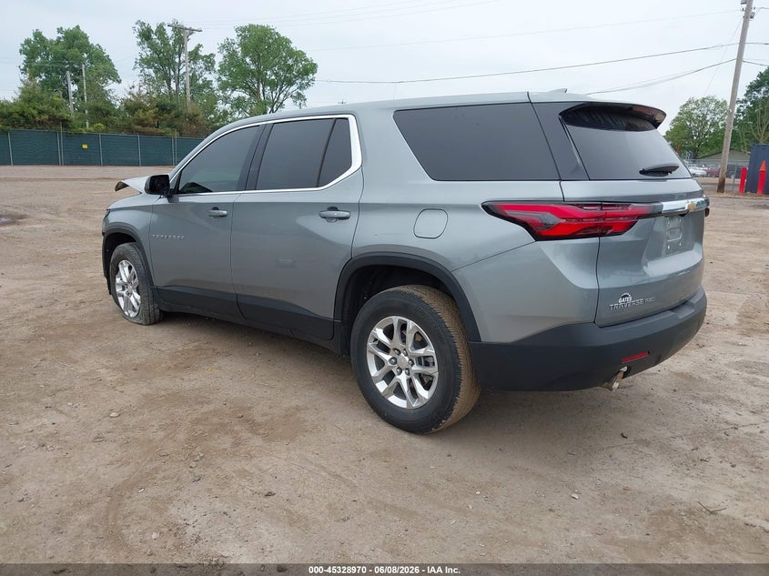 Vin: 1gnevfkw4pj171499, lot: 45826903, chevrolet traverse awd ls 20233