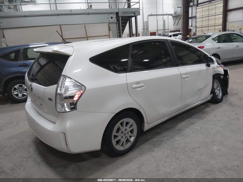 Vin: jtdzn3eu0e3363863, lot: 45826904, toyota prius v three 20144