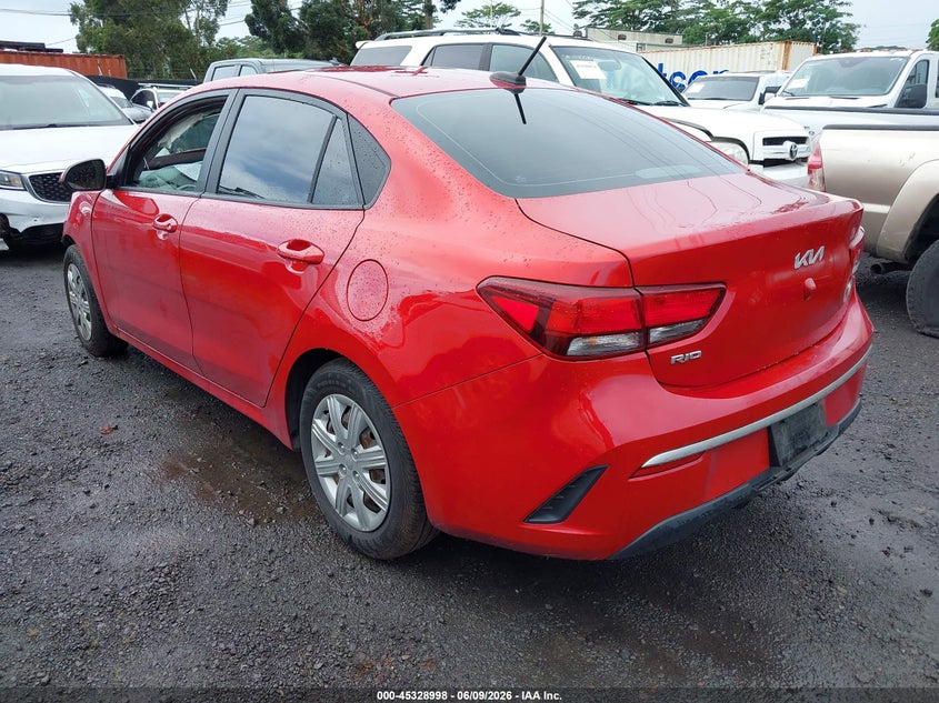 Vin: 3kpa24ad7ne468278, lot: 45826930, kia rio s 20223