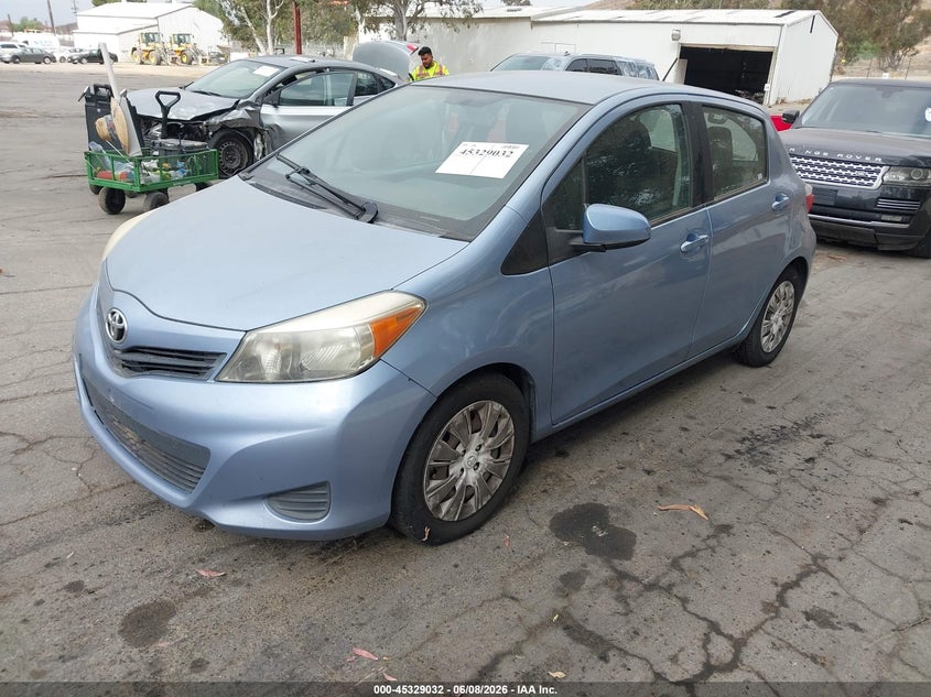 Vin: vnkktud35ea006980, lot: 45826965, toyota yaris l (tmmf plant) 20142