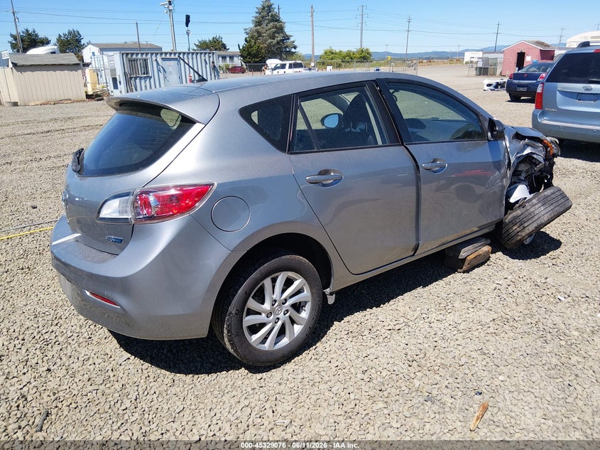 Vin: jm1bl1l85c1625323, lot: 45827009, mazda mazda3 i touring 20124