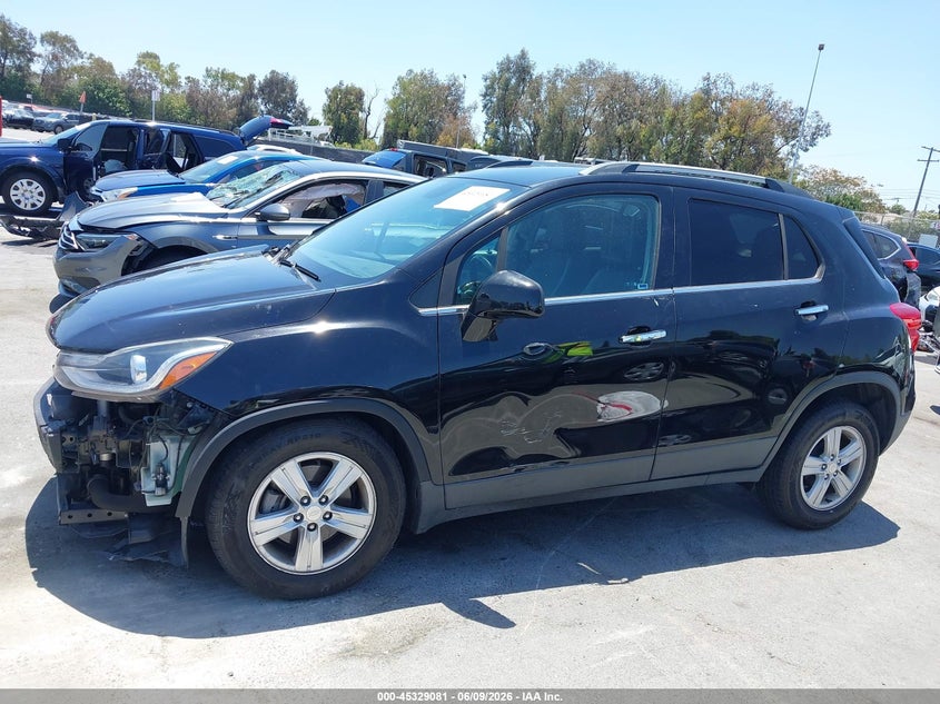 2019 Chevrolet Trax Lt VIN: 3GNCJLSB8KL356798 Lot: 45329081