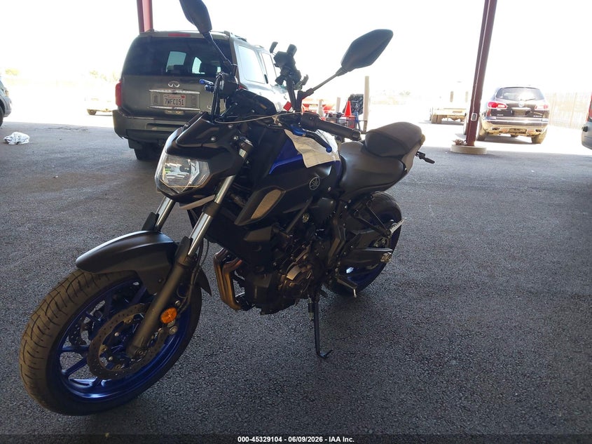 VIN JYARM27Y3LA001379 2020 YAMAHA MT07 C