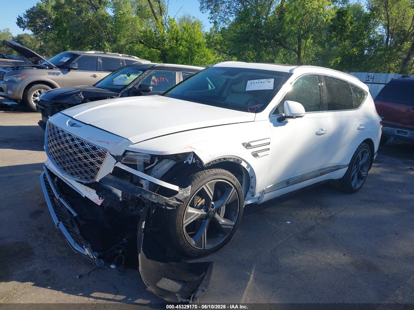 Vin: kmuheesc7su267430, lot: 45827103, genesis gv80 3.5t prestige awd 20252