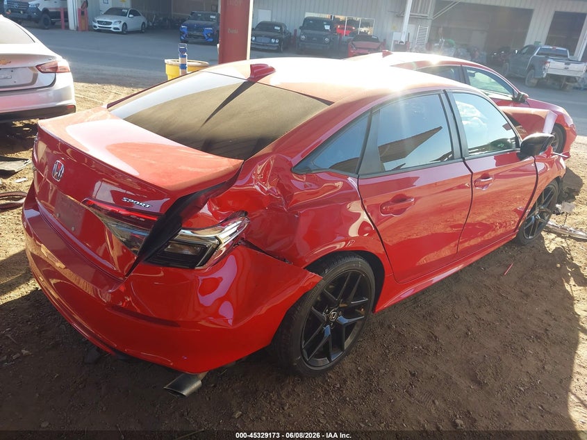 Vin: 2hgfe2f52nh586019, lot: 45827106, honda civic sport 20224