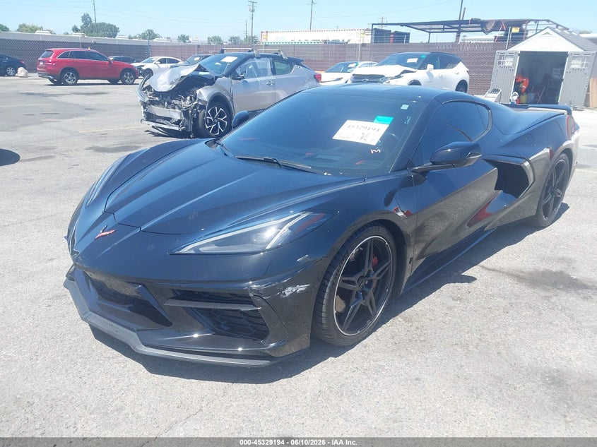 Vin: 1g1yb2d44m5116812, lot: 45827127, chevrolet corvette stingray rwd  2lt 20212