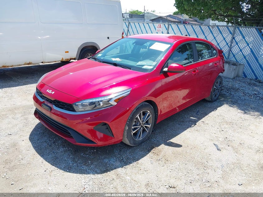 Vin: 3kpf24ad7ne490111, lot: 45827162, kia forte lxs 20222