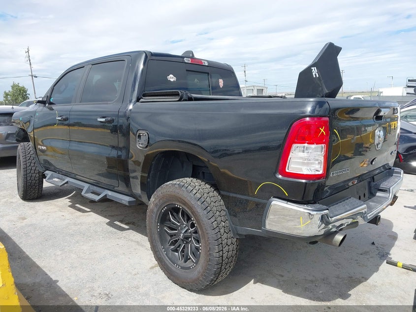 Vin: 1c6srfft4kn859477, lot: 45827166, ram 1500 big horn/lone star  4x4 5'7 box 20193