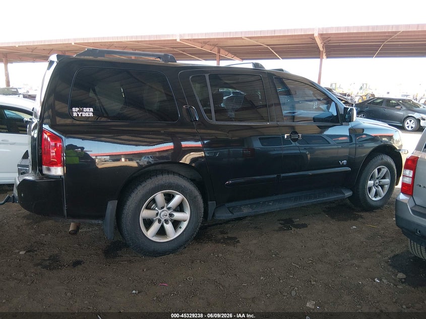 2007 Nissan Armada Se VIN: 5N1AA08A27N722254 Lot: 45329238