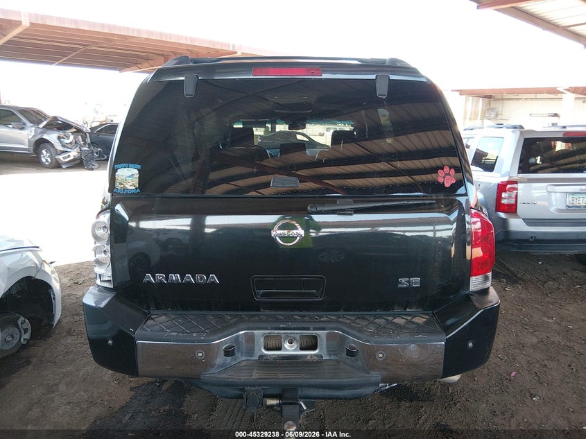 2007 Nissan Armada Se VIN: 5N1AA08A27N722254 Lot: 45329238