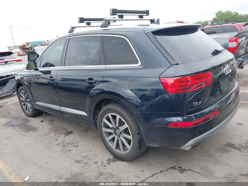 Vin: wa1laaf79hd028771, lot: 45827220, audi q7 3.0t premium 20173