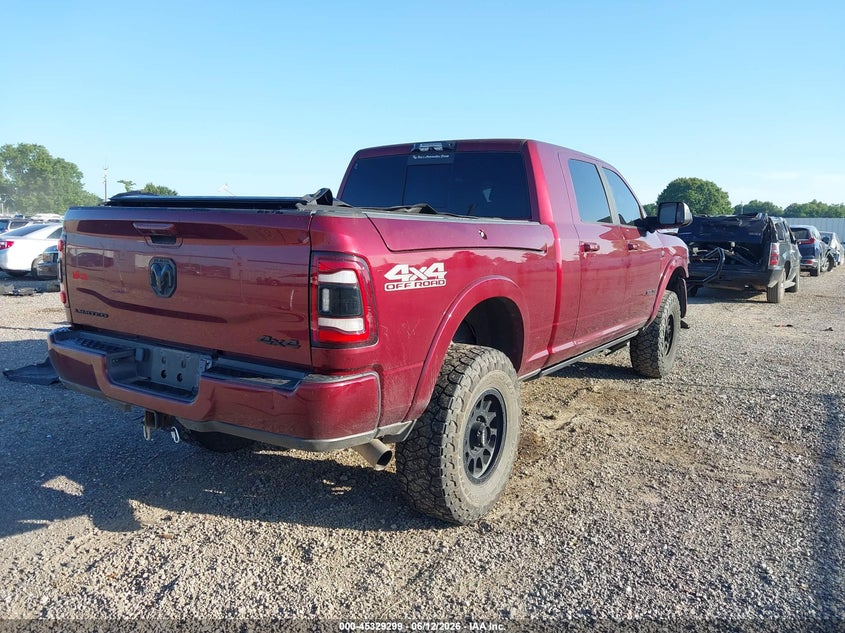 Vin: 3c6ur5tl9ng101476, lot: 45827231, ram 2500 limited  4x4 6'4 box 20224