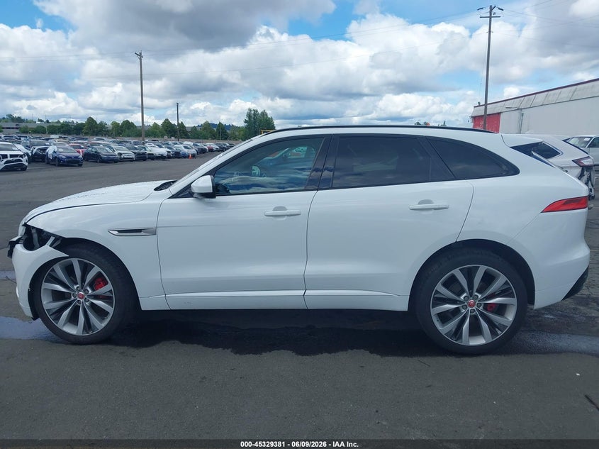 2017 Jaguar F-Pace S VIN: SADCM2BV3HA089806 Lot: 45329381