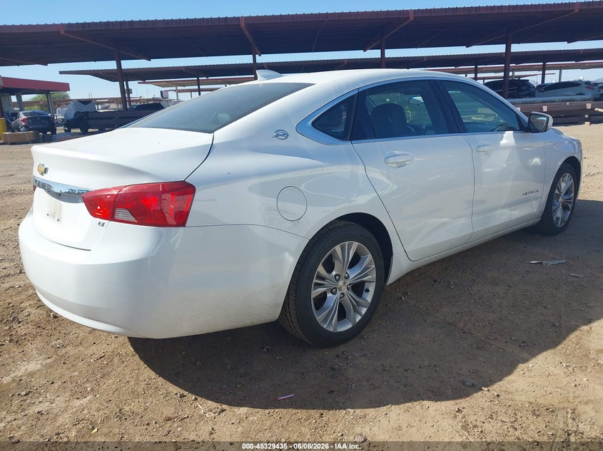 Vin: 2g1125s34f9261786, lot: 45827368, chevrolet impala 2lt 20154