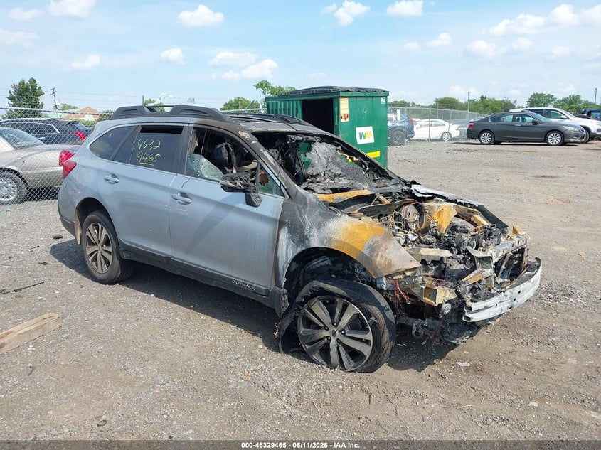 Vin: 4s4bsenc8j3345887, lot: 45827398, subaru outback 3.6r limited 2018 img_1