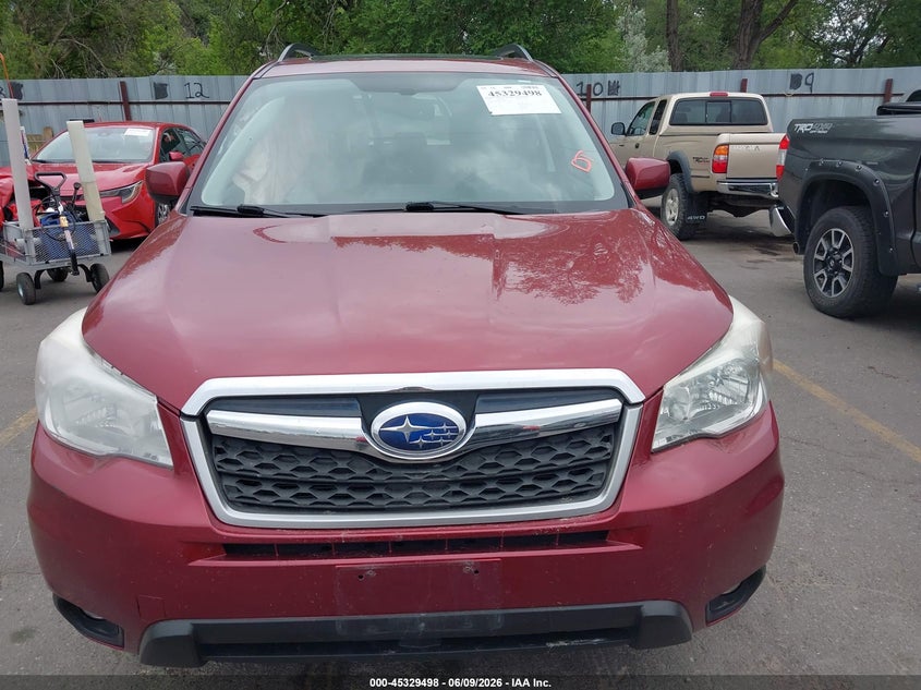 2015 Subaru Forester 2.5I Limited VIN: JF2SJAHC6FH500847 Lot: 45329498