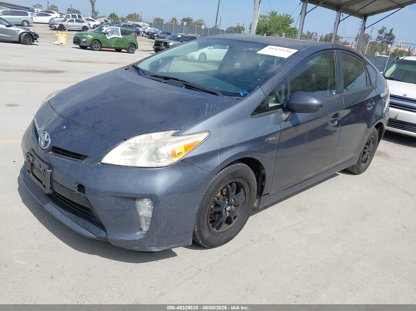 Vin: jtdkn3du1d1667703, lot: 45827471, toyota prius two 20132