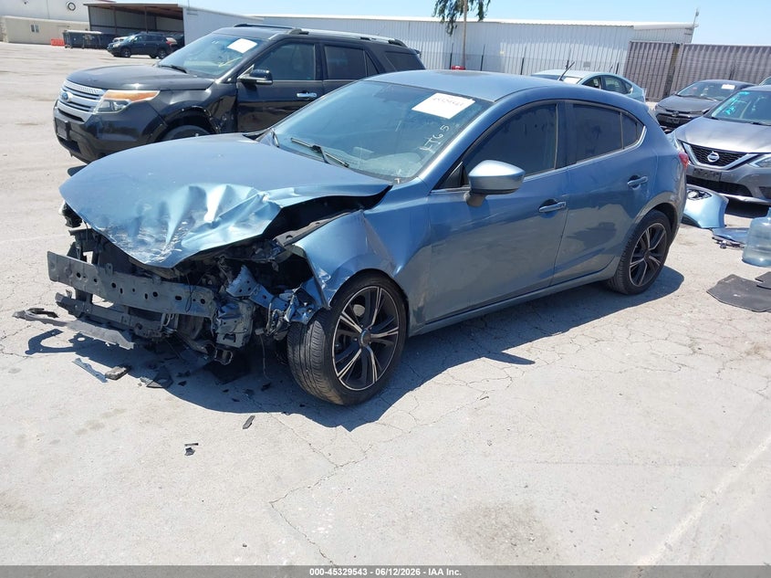 Vin: jm1bm1l79e1168717, lot: 45827476, mazda mazda3 i touring 20142