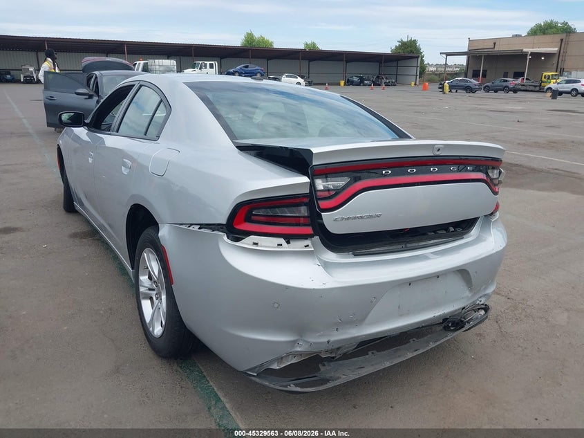 Vin: 2c3cdxbgxnh201660, lot: 45827496, dodge charger sxt rwd 20223