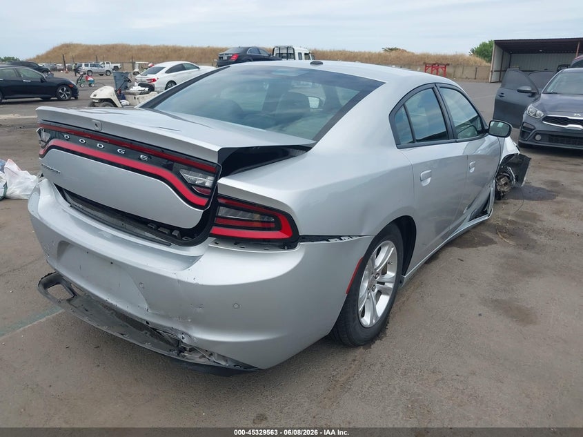 Vin: 2c3cdxbgxnh201660, lot: 45827496, dodge charger sxt rwd 20224