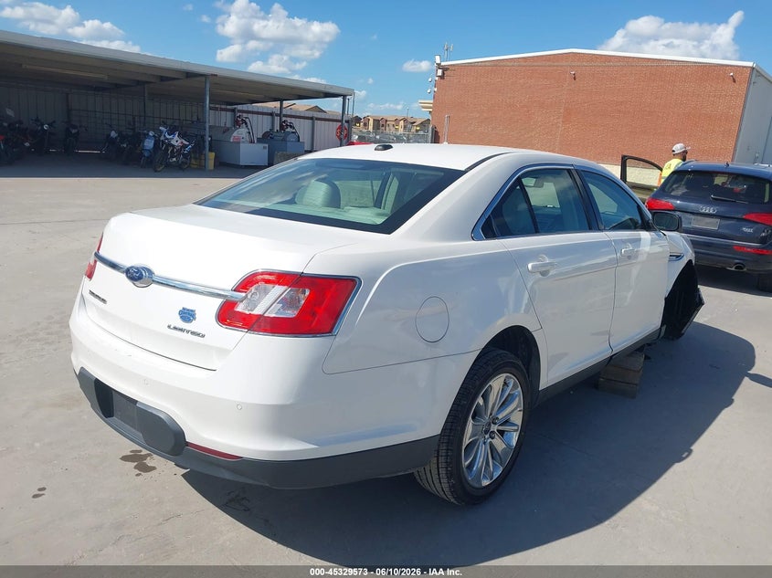 Vin: 1fahp2fw4cg143380, lot: 45827506, ford taurus limited 20124