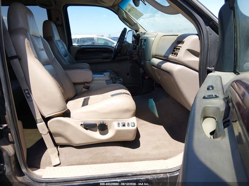 2003 FORD EXCURSION SPORT UTILITY VEHICLE 6.0L V-8 DI, TURBO, 325HP