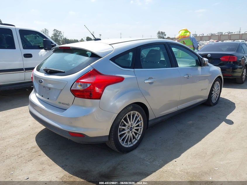 Vin: 1fadp3r45el249653, lot: 45827534, ford focus electric 20144