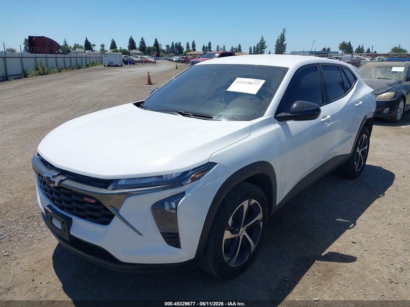 CHEVROLET TRAX 2025 VIN KL77LGEP1SC183153