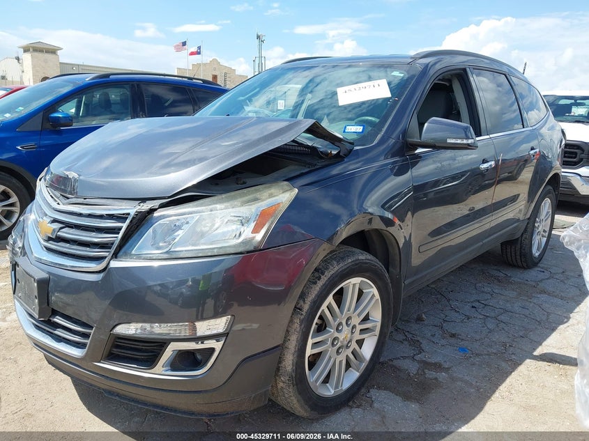Vin: 1gnkrgkd0ej286545, lot: 45827644, chevrolet traverse 1lt 20142