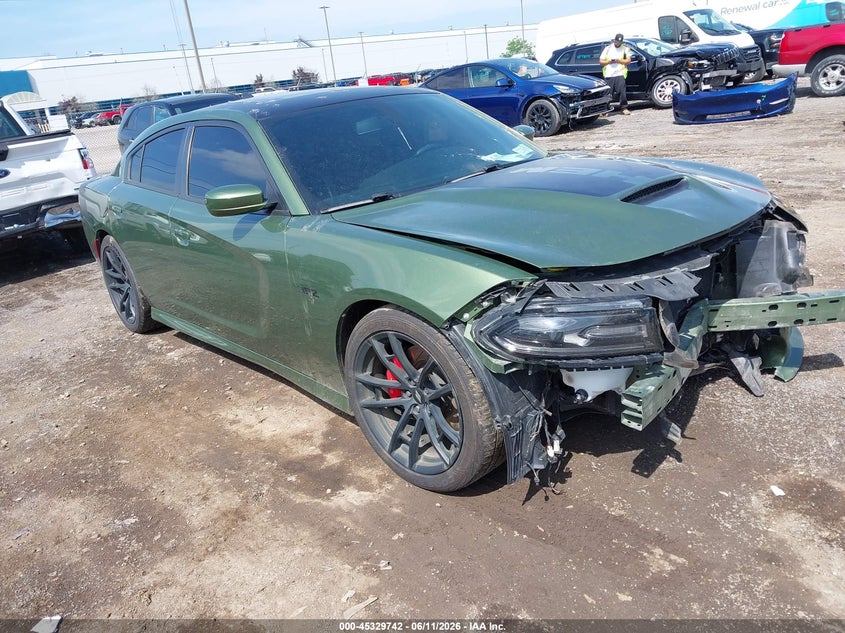 Vin: 2c3cdxgj6kh646770, lot: 45827675, dodge charger scat pack rwd 20191
