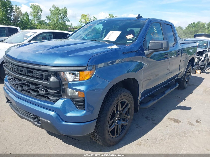 2024 Chevrolet Silverado 1500 4wd  Standard Bed Custom 1GCRDBEK6RZ149510 photo 1