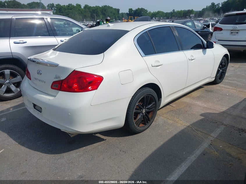 Vin: jn1cv6ar7am460834, lot: 45827738, infiniti g37x 20104