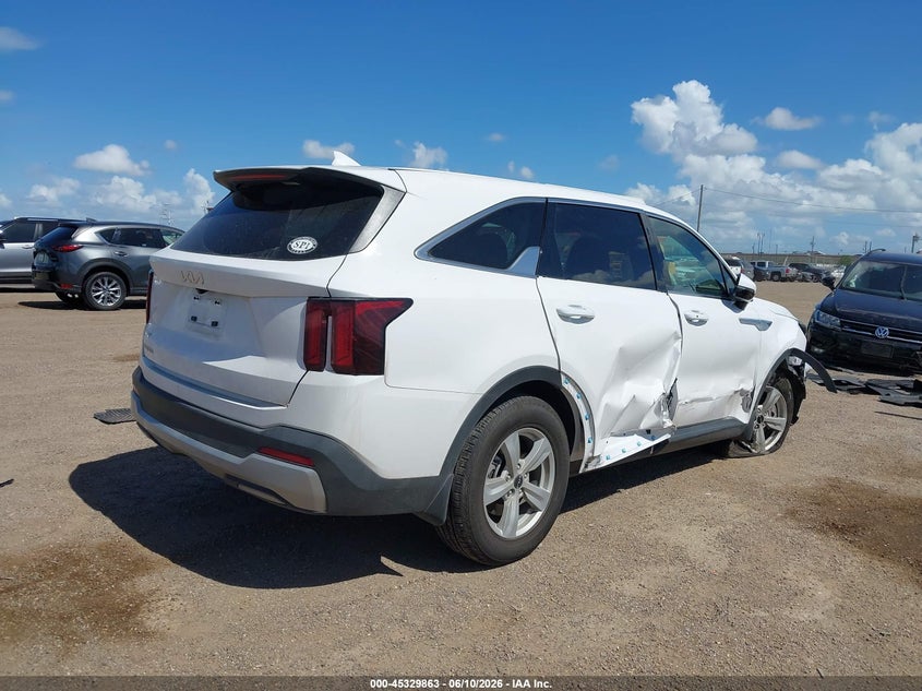 2025 KIA SORENTO auction photo 4