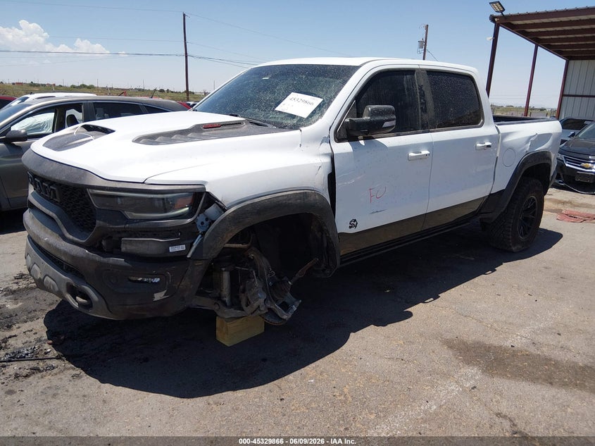 Vin: 1c6srfu95nn184654, lot: 45827799, ram 1500 trx  4x4 5'7 box 20222