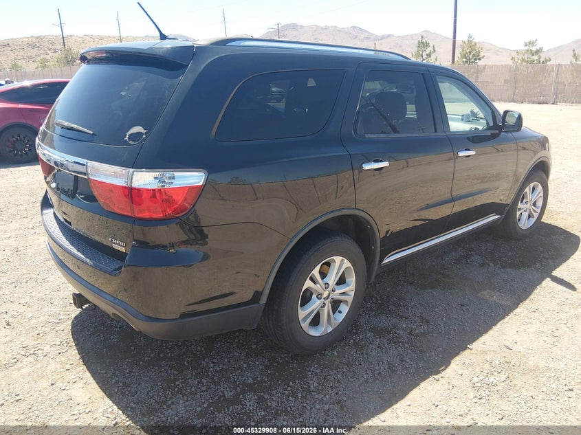 Vin: 1c4rdjdg0dc659936, lot: 45827841, dodge durango crew 20134