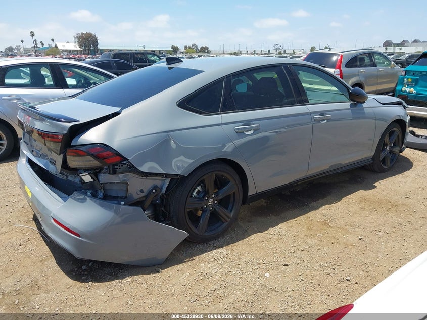 Vin: 1hgcy2f7xta000674, lot: 45827863, honda accord hybrid sport-l 20264
