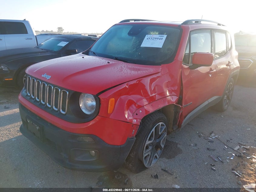 2018 JEEP RENEGADE auction photo 2