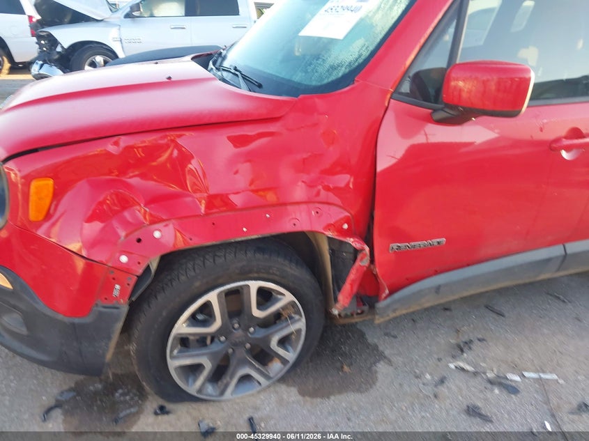2018 JEEP RENEGADE auction photo 6