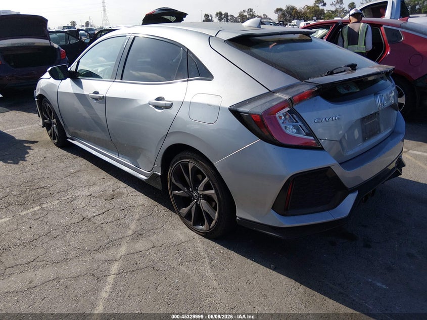 Vin: shhfk7g47ju213857, lot: 45827933, honda civic sport 20183