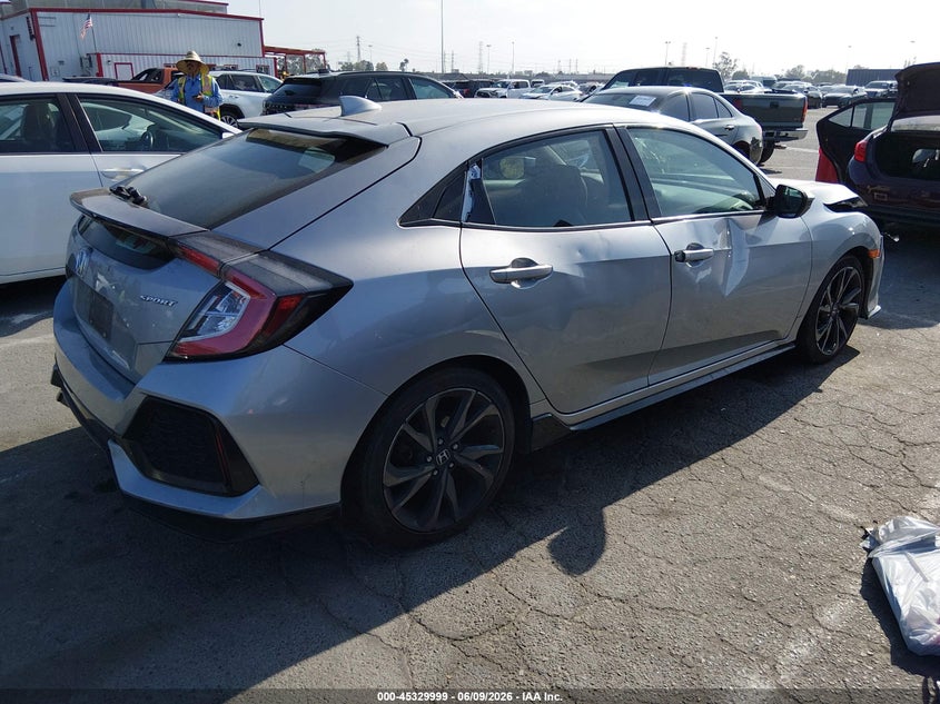 Vin: shhfk7g47ju213857, lot: 45827933, honda civic sport 20184