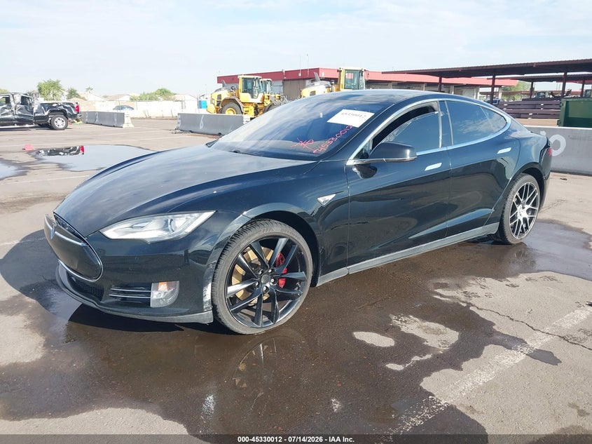 2014 Tesla Model S P85 5YJSA1H11EFP57314 photo 1