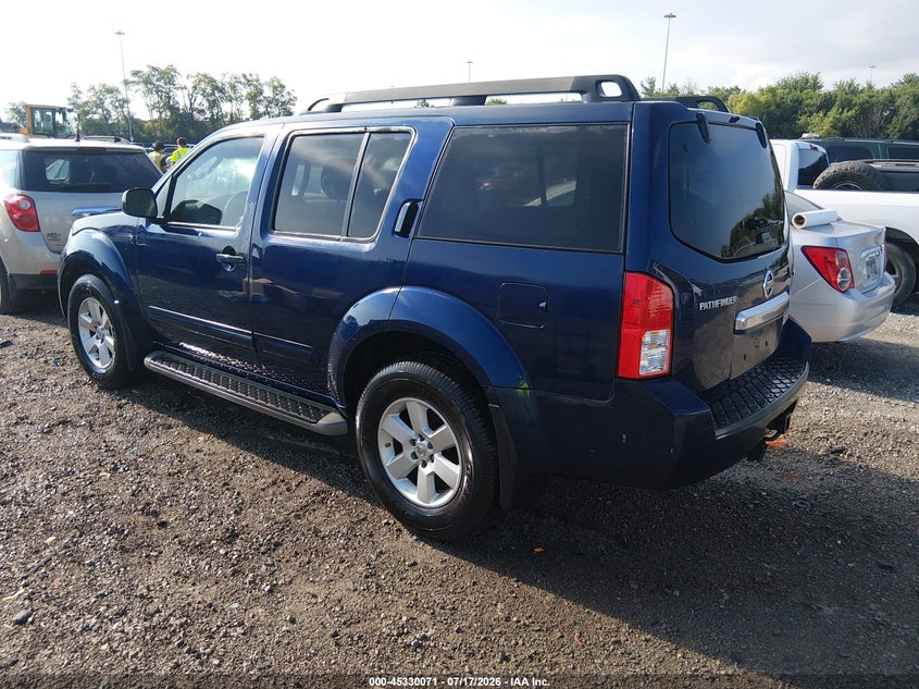 2009 NISSAN PATHFINDER auction photo 3
