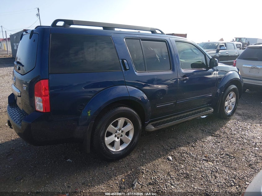 2009 NISSAN PATHFINDER auction photo 4