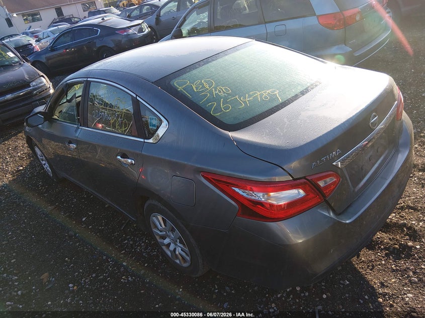 Vin: 1n4al3ap0gc160774, lot: 45828024, nissan altima 2.5 s 20163